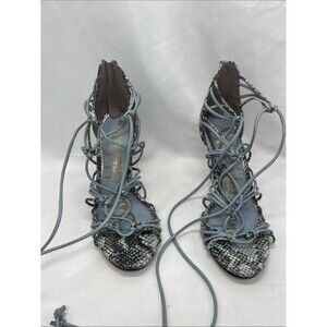 Sam Edelman Adella Knotted Snake Effect Sandals